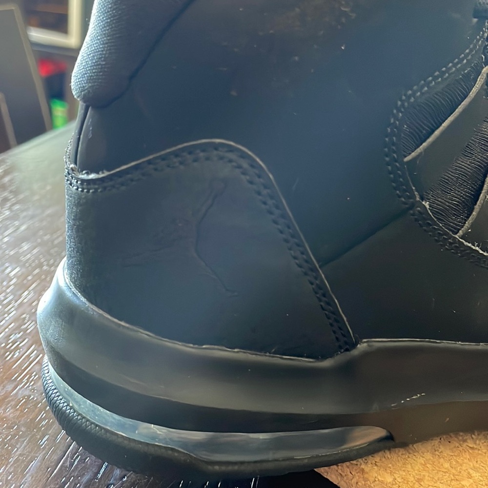 Jordans. Like new/mint condition. Black suede. - Picture 2 of 8